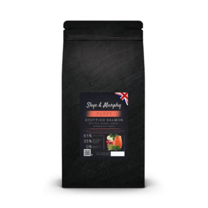Huggle Pets Salmon Skye & Murphy Dog Food Superfood 65 Scottish Puppy - 6Kg