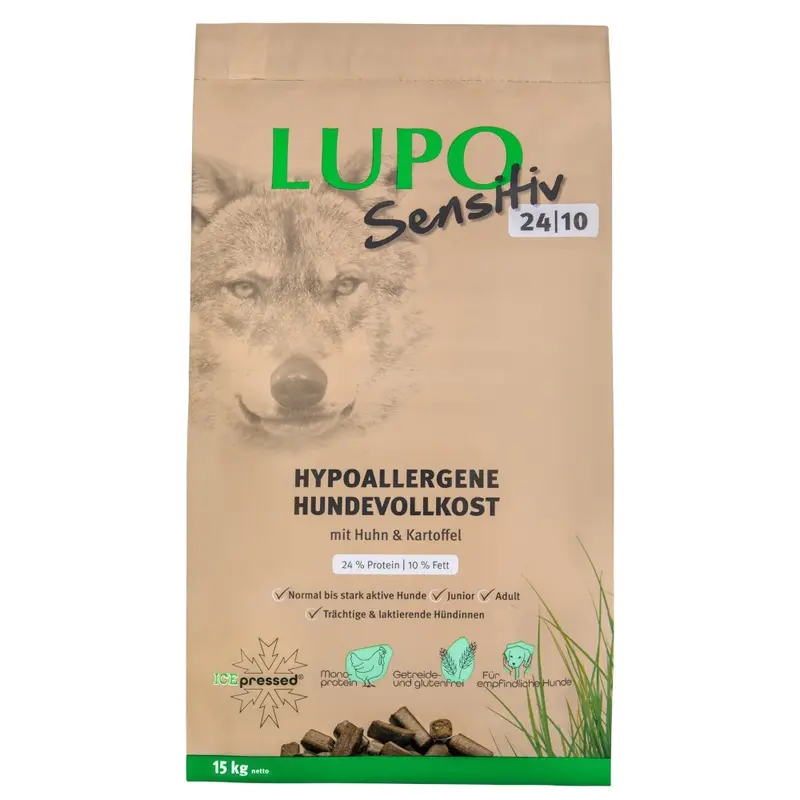 Lupo Sensitiv Lupo Sensitive 24/10 Dog Food - 15Kg