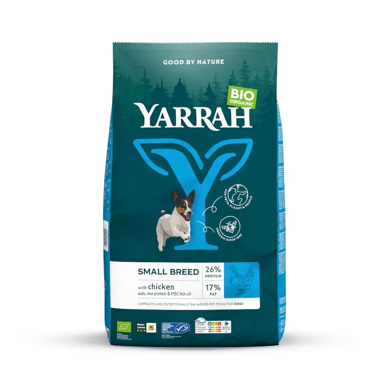 Yarrah Organic Small Breed With Organic Chicken - 5Kg