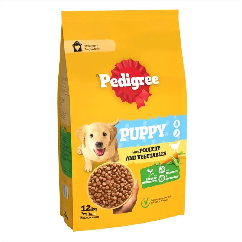Pedigree Puppy Medium Complete - Poultry & Rice - 12Kg