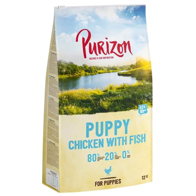 Purizon Puppy Chicken With Fish  Grain-Free - 12Kg
