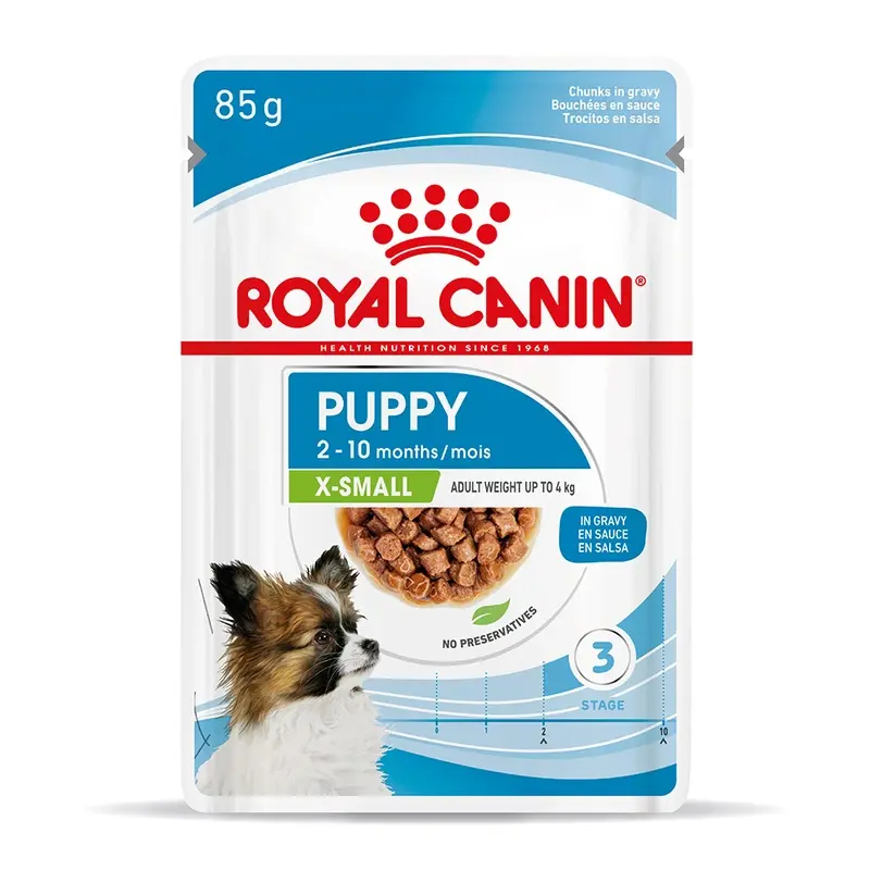 Royal Canin Care Nutrition Royal Canin X-Small Puppy In Gravy - 12 X 85G