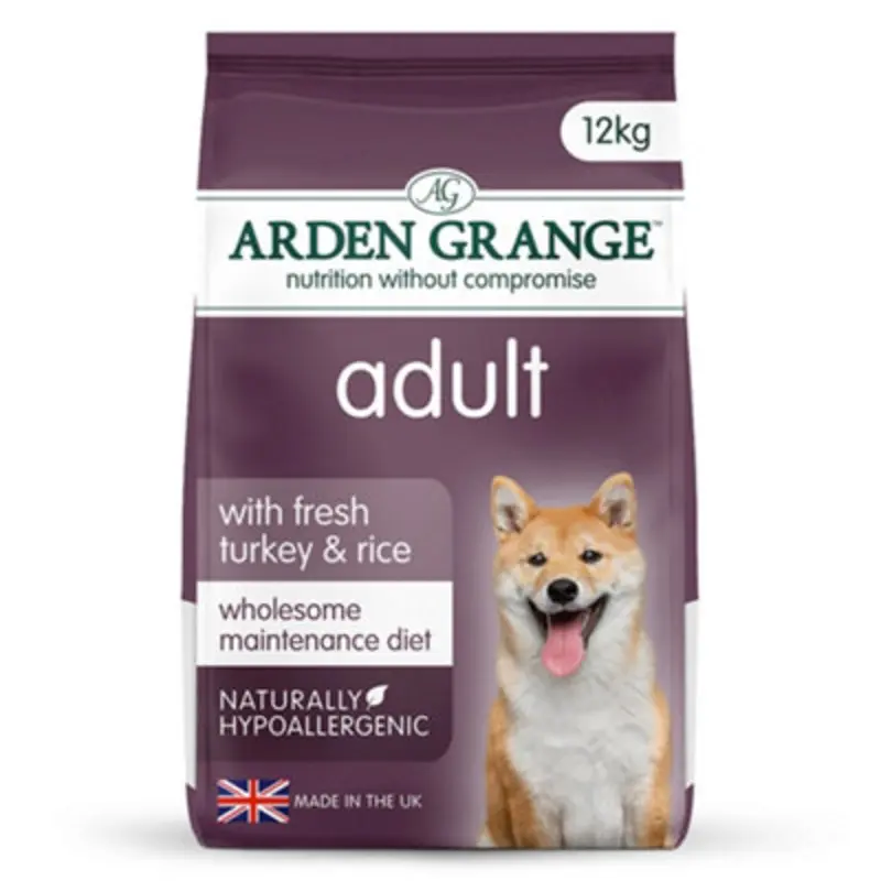Arden Grange White Adult Dog With Fresh Turkey & Rice 12Kg