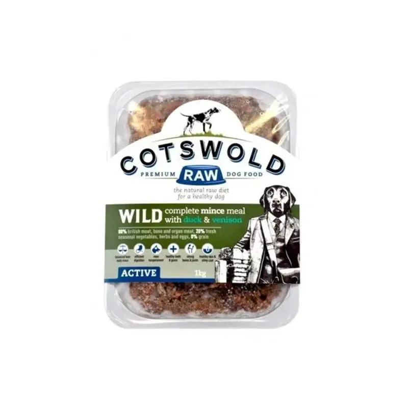Cotswold Raw Unisex Beige Wild - Duck And Venison 1Kg