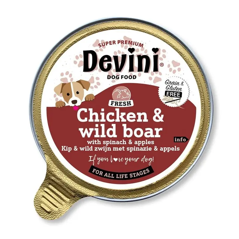 Devini Green Chicken And Wild Boar For Dogs | : 85G