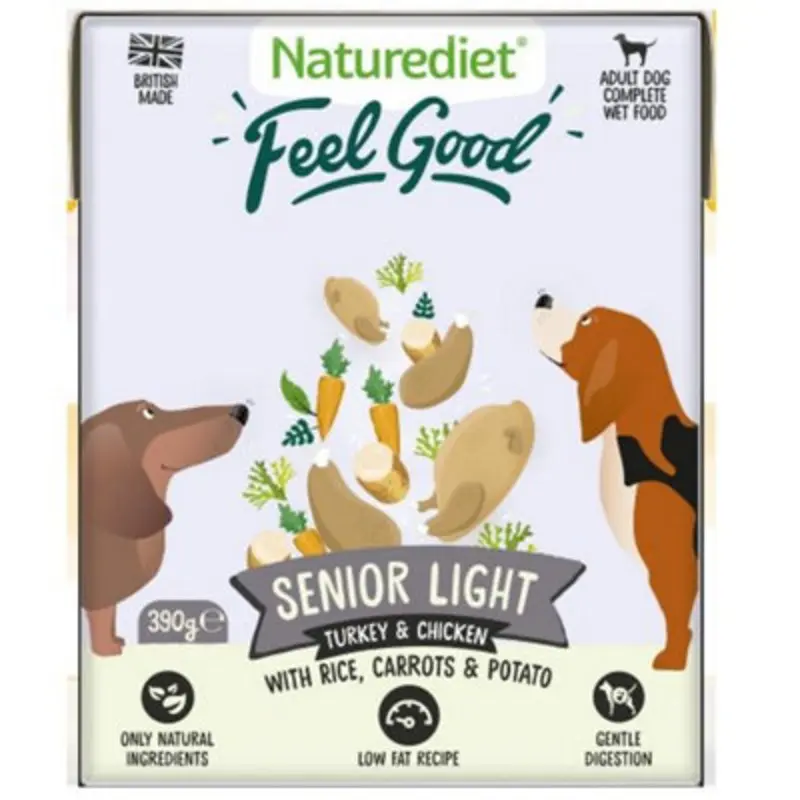 Naturediet Light Naturediet Feel Good Senior (Pack Of 18) 390G