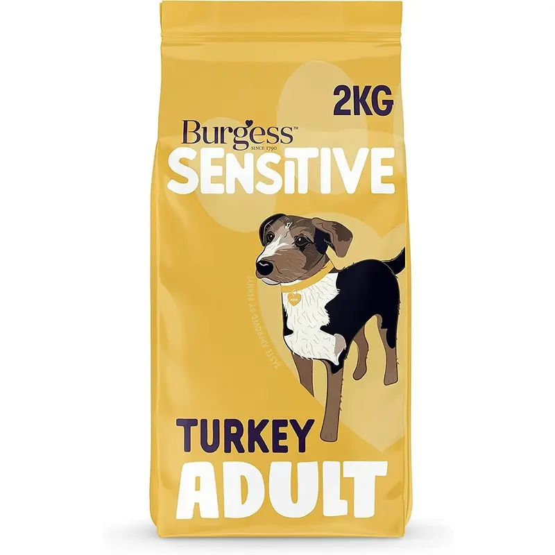Burgess Sensitive Adult Dog Food Turkey And Rice - 2Kg