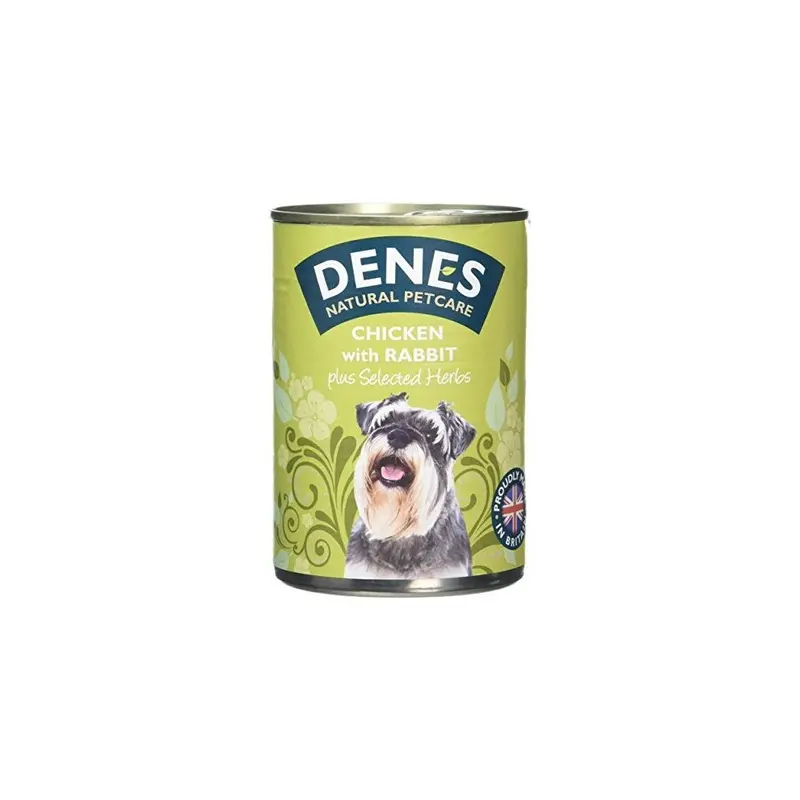 Denes Complete Adult Wet Dog Food Rabbit And Chicken, X 400 G Size 12