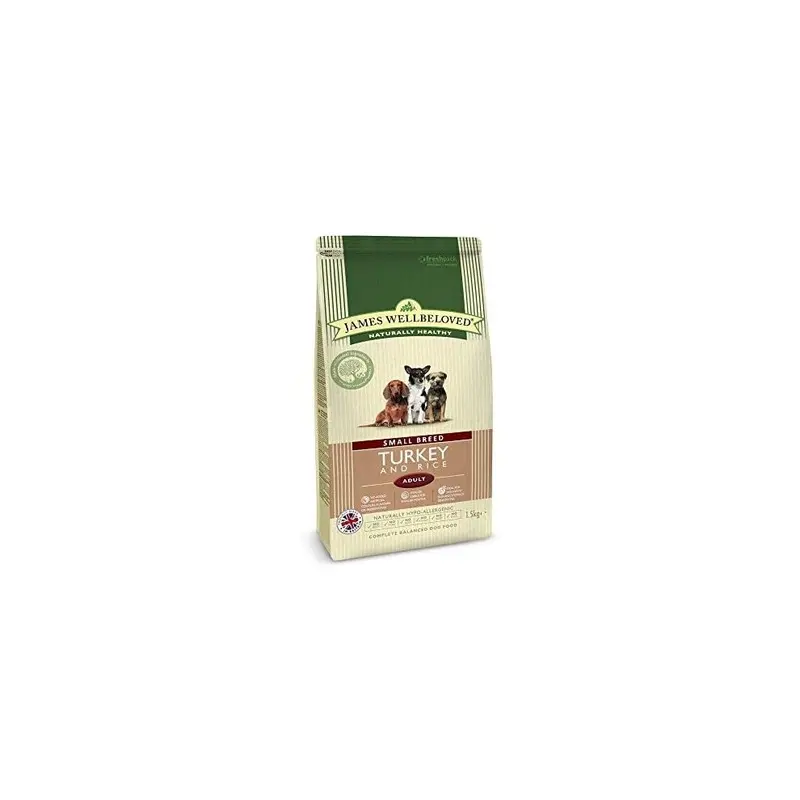 James Wellbeloved Crown Pet - Dog Adult Breed Turkey & Rice - 7.5Kg Small