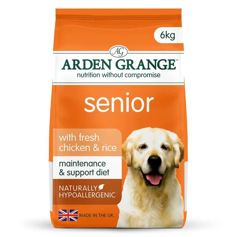 Arden Grange Dry Senior Dog Food With Fresh Chicken And Rice 6Kg