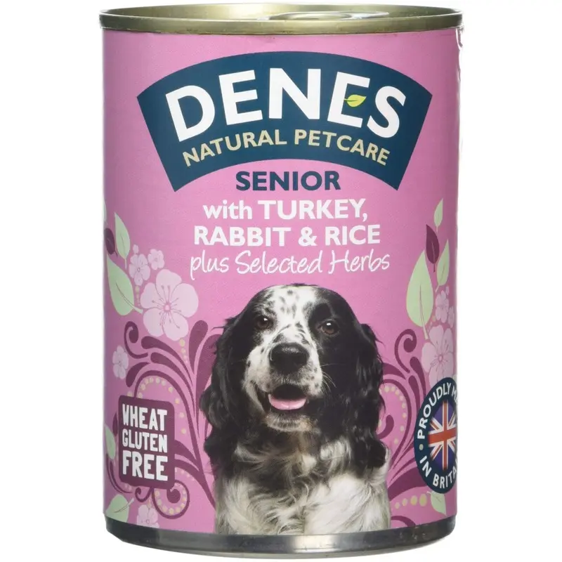 Denes Complete Senior Wet Dog Food Turkey Rabbit And Rice, X 400 G Size 12