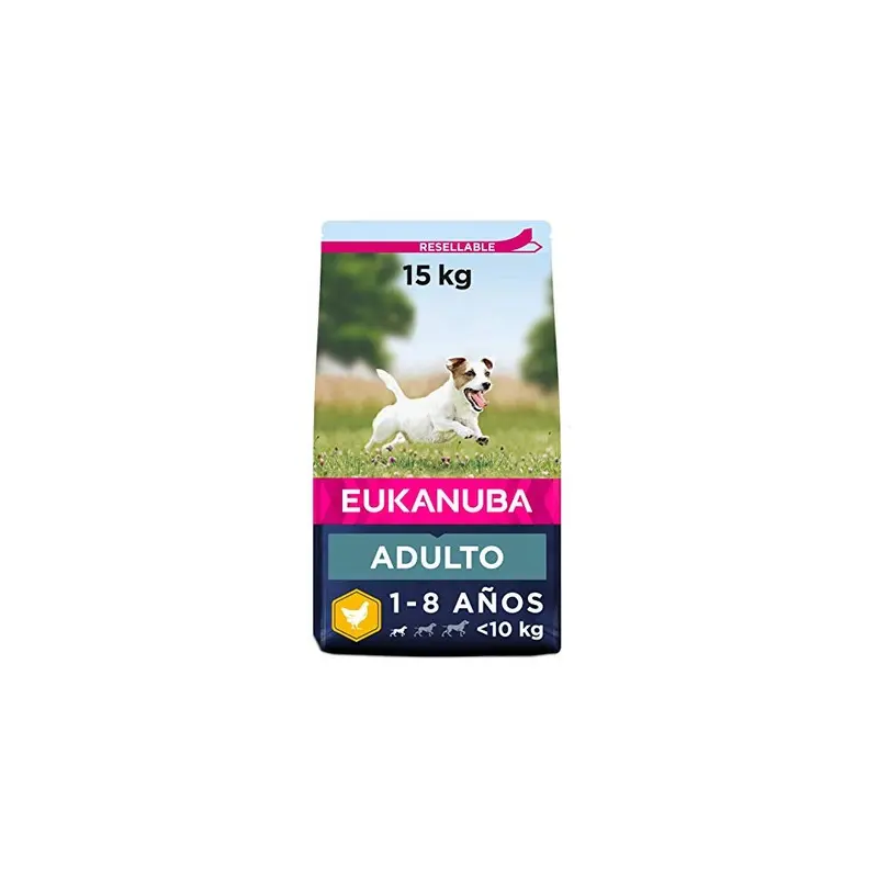 Eukanuba Complete Dry Dog Food For Adult Breeds With Fresh Chicken 15 Kg Small
