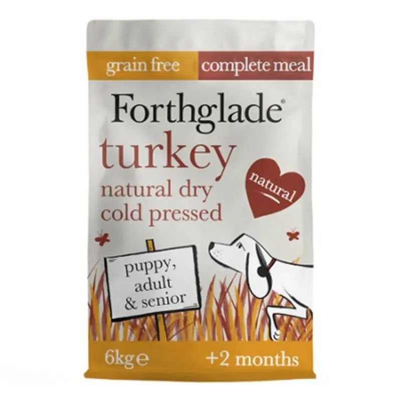 Forthglade Grain Dog Adult Free Cold Pressed Turkey 6Kg