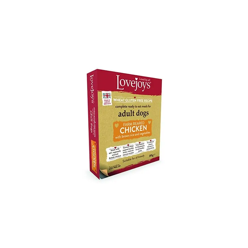 Lovejoys Complete Wet Adult Dog Food Chicken Rice And Vegetable, 395 G