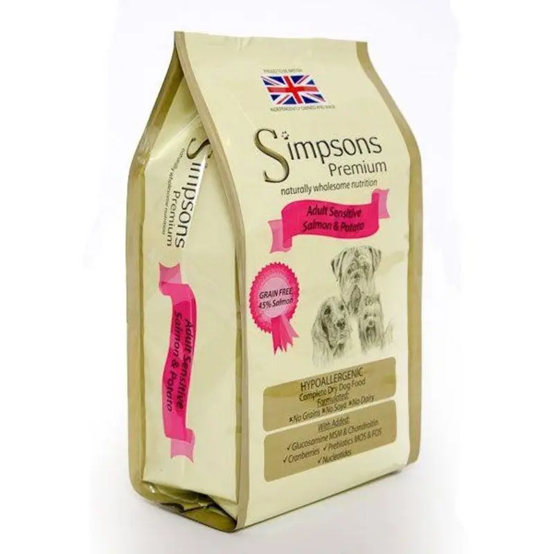 Simpsons Premium Simpsons Sensitive And Potato Dog Food - Adult - Salmon 2Kg
