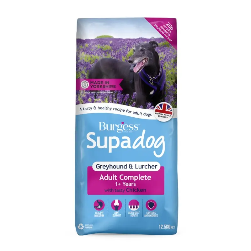 Supadog Burgess Greyhound & Lurcher - 12.5Kg