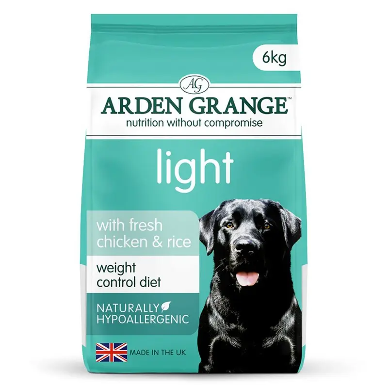 Arden Grange Dry Adult Dog Food Light With Fresh Chicken And Rice 6Kg
