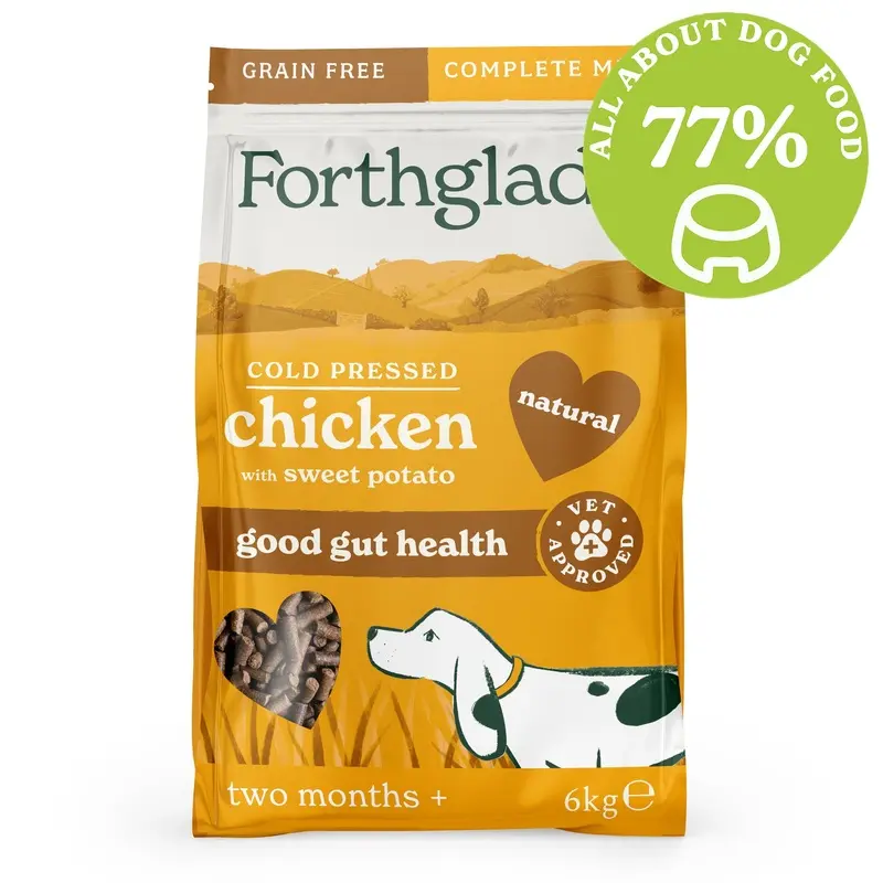 Forthglade Grain | Cold Pressed Chicken Dry Dog Food - 2Kg