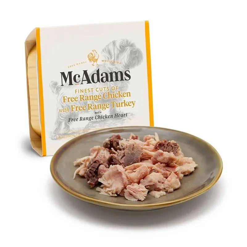 Mcadams Grain Dog Free Range Chicken With Turkey & Heart | : 10*150G Size 41