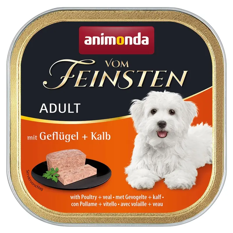 Animonda Vom Feinsten Adult Grain-Free 6 X 150G - Poultry & Veal