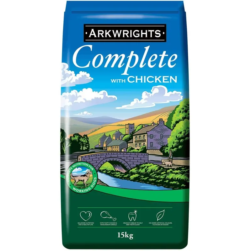 Arkwrights Complete Chicken Dog Food - 15Kg