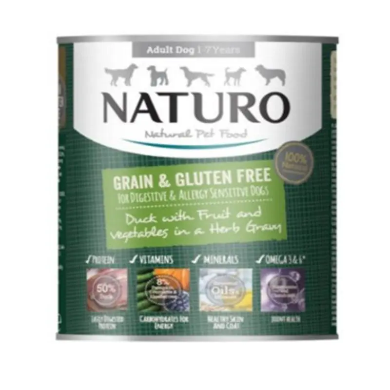 Naturo Grain Adult Turkey In Gravy Can (Pack Of 12) 390G