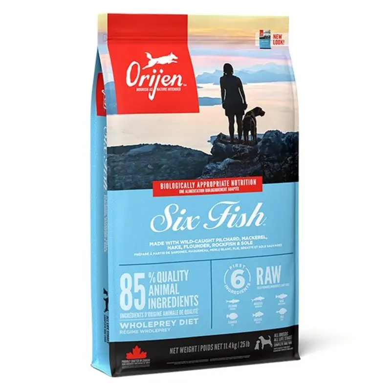 Orijen Blue/Red/Green Dog Six Fish | : 6Kg