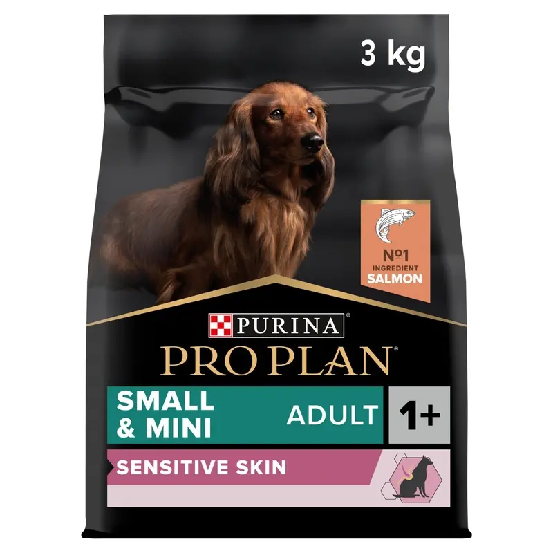 Pro Plan And Mini Sensitive Skin Dry Dog Food - 3Kg Salmon Small