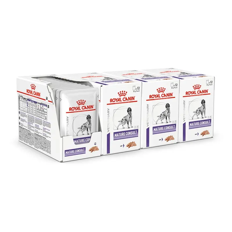 Royal Canin Expert Mature Consult Wet Dog Food In Loaf 48 X 85G