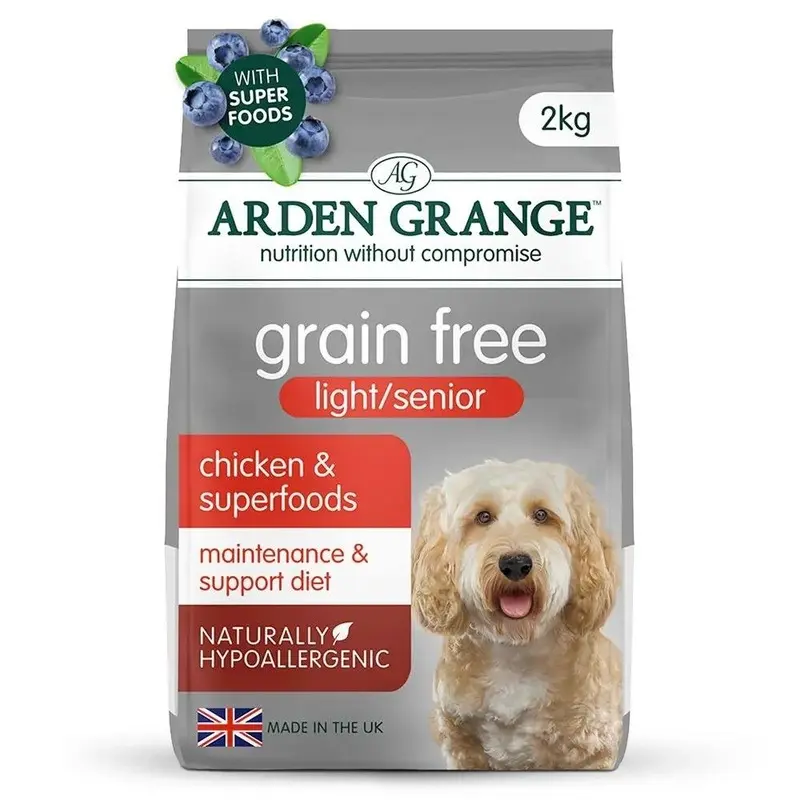 Arden Grange Free Chicken And Superfoods Light/Senior Dog Food - Grain/Light 2Kg