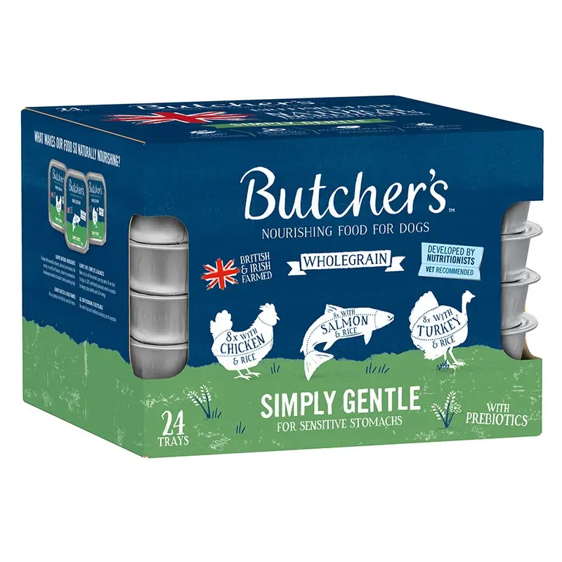 Butchers Simply Gentle Wet Adult Dog Food Trays 24X150G