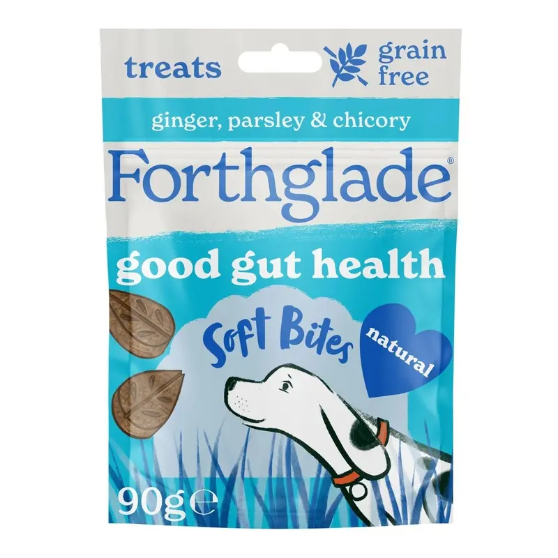 Forthglade Functional Natural Soft Bites Digestive Health For Dogs - Grain 90G