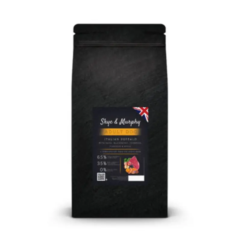 Huggle Pets Grain Skye & Murphy Dog Food Superfood 65 Italian Buffalo Adult Dog - 2Kg