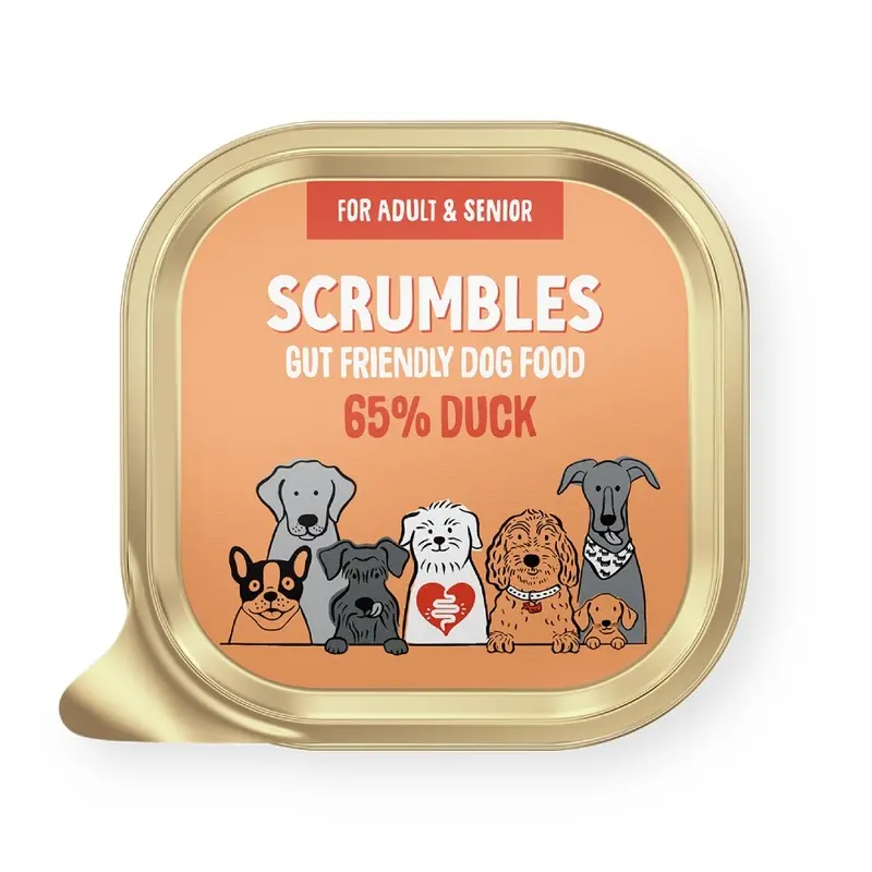 Scrumbles Duck Wet Dog Food 150G - 12 X 150G