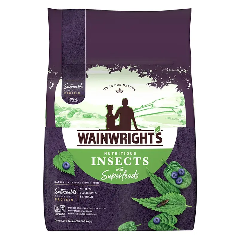 Wainwrights Nutritious Insects With Superfoods Dry Adult Dog Food 12Kg