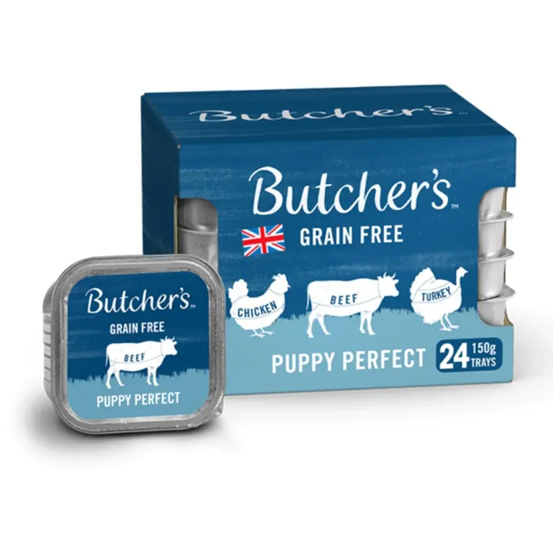 Butchers Puppy Perfect Dog Food Trays 24x150g