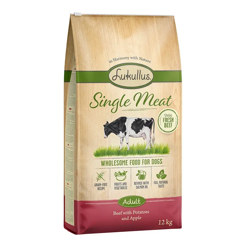 Lukullus Grain-Free Single Meat Beef - 12Kg