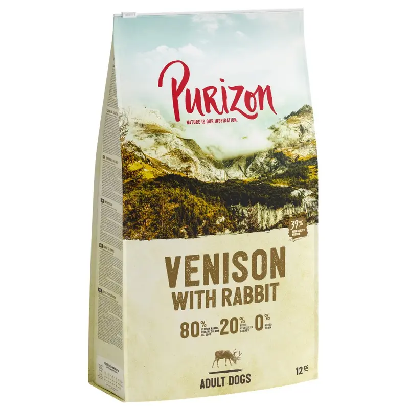 Purizon Original Venison With Rabbit Adult  Grain-Free - 12Kg