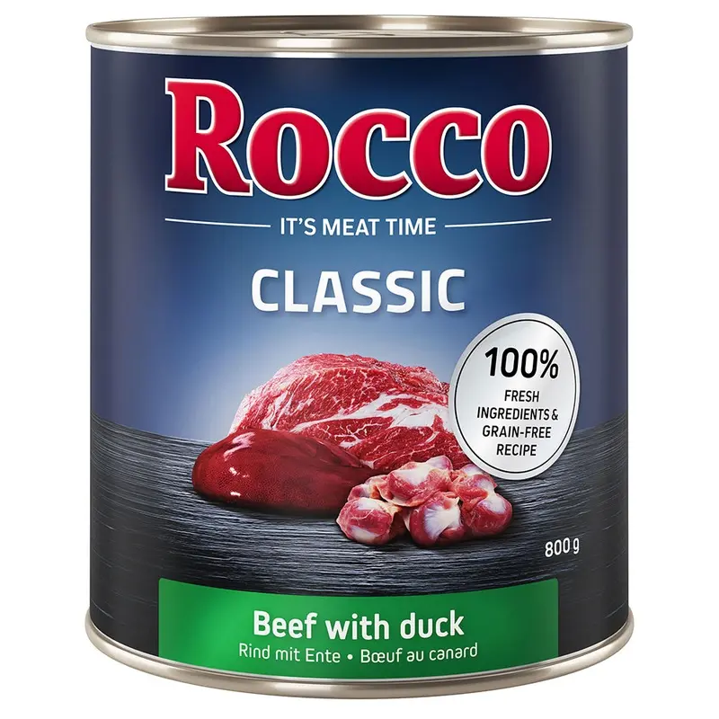 Rocco Classic 6 X 800G - Beef With Duck