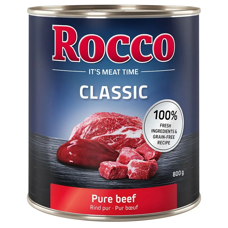 Rocco Classic 6 X 800G - Pure Beef
