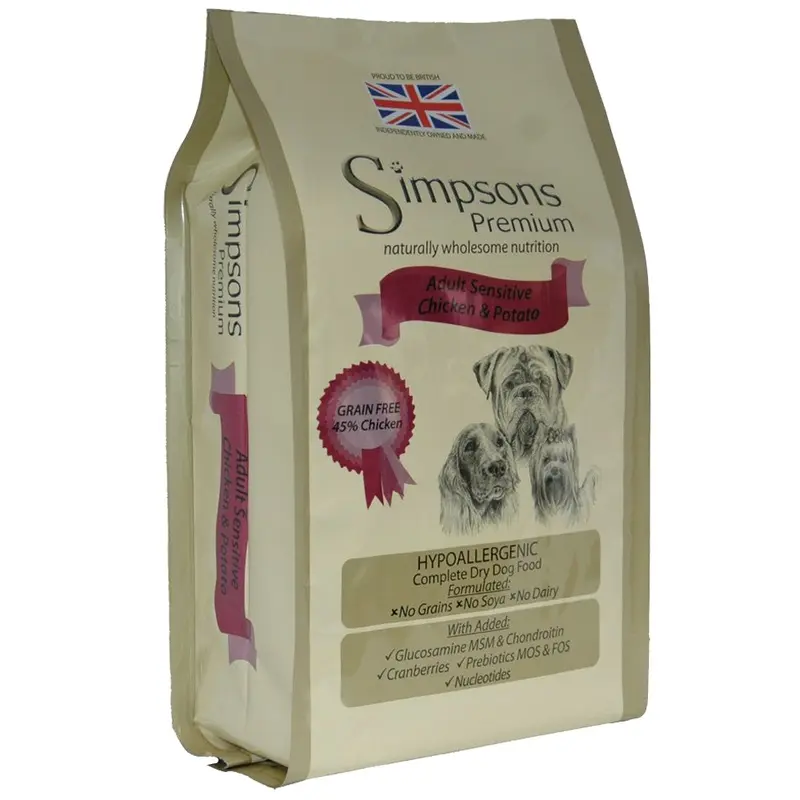 Simpsons Premium Sensitive Adult Dog - Chicken & Potato - 12Kg