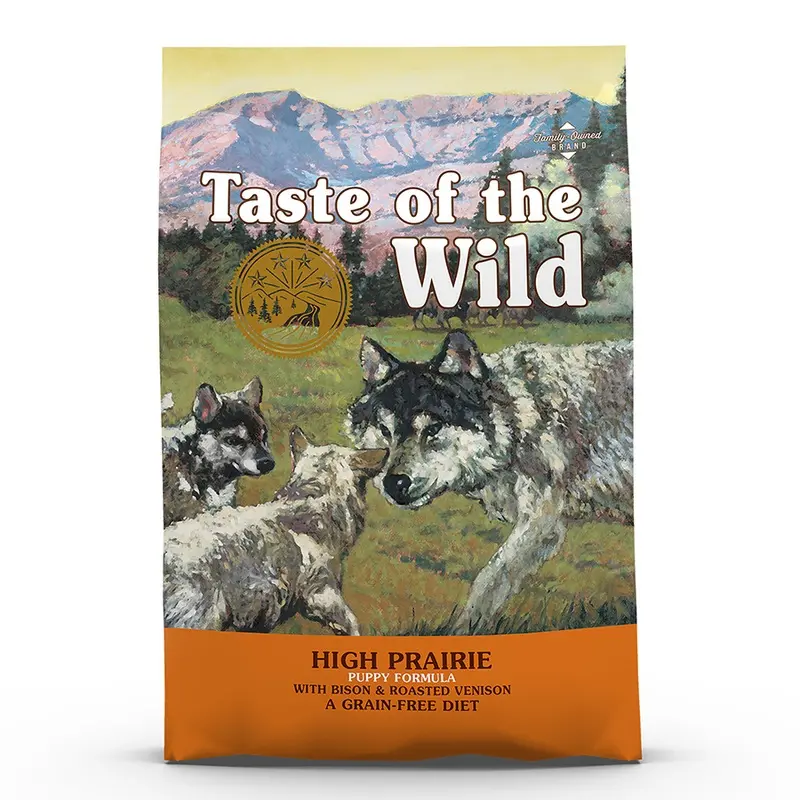 Taste Of The Wild High Prairie Grain Free Dry Puppy Food Venison And Bison 12.2Kg