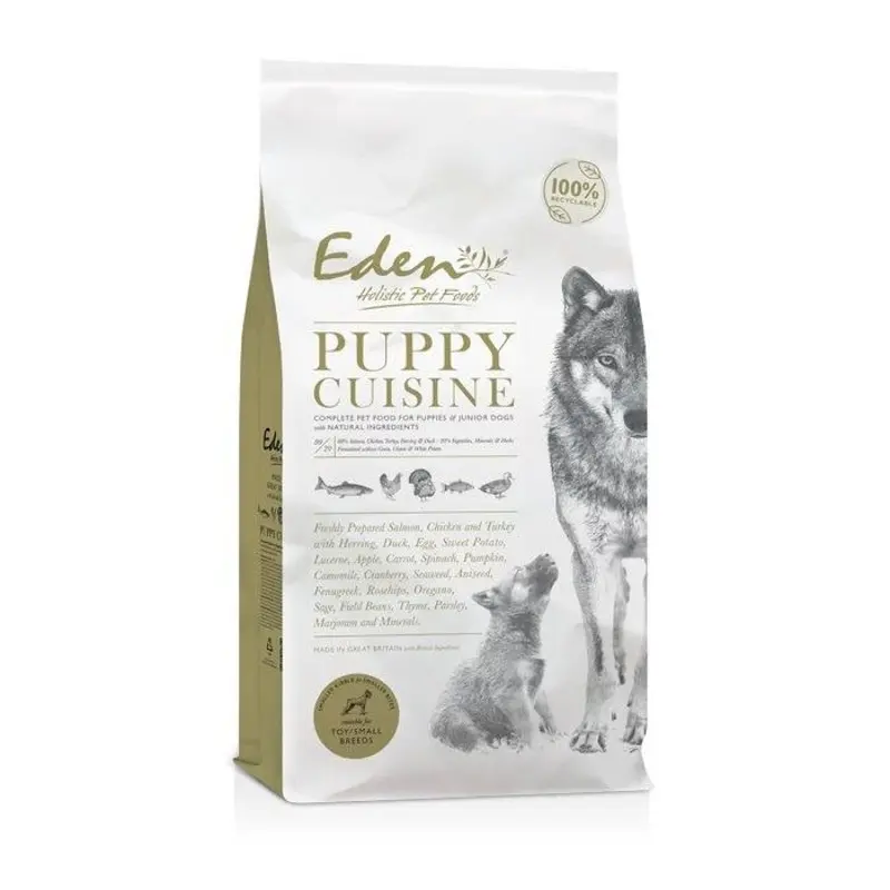 Eden Pet Foods Eden 80/20 Puppy Cuisine Kibble For Puppies - 2Kg Salmon Small