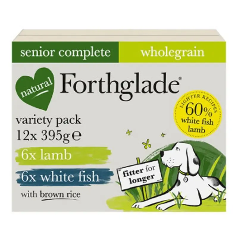 Forthglade Fg Wholegrain Lamb & Fish Rice Comp Senior 12 X 395G Brown