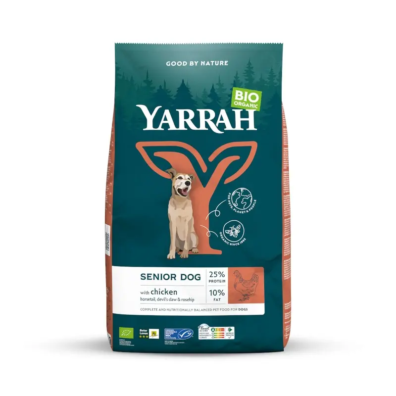 Yarrah Organic Senior With Organic Chicken - 10Kg
