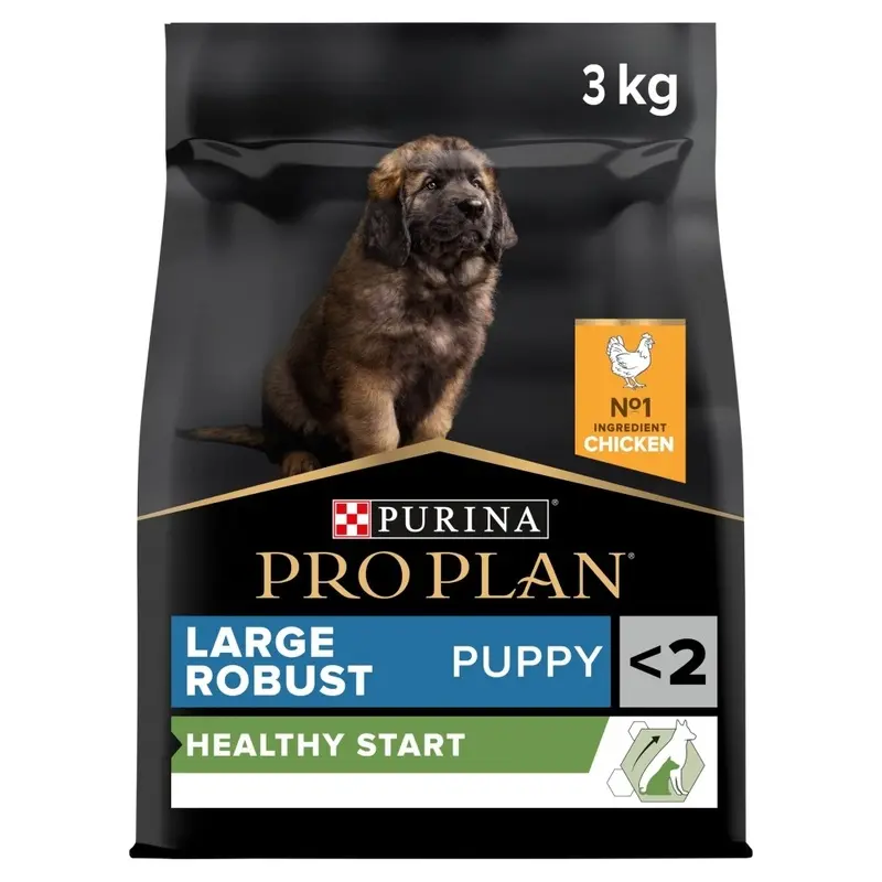 Pro Plan Robust Puppy Healthy Start Chicken Dry Dog Food - 3Kg Large