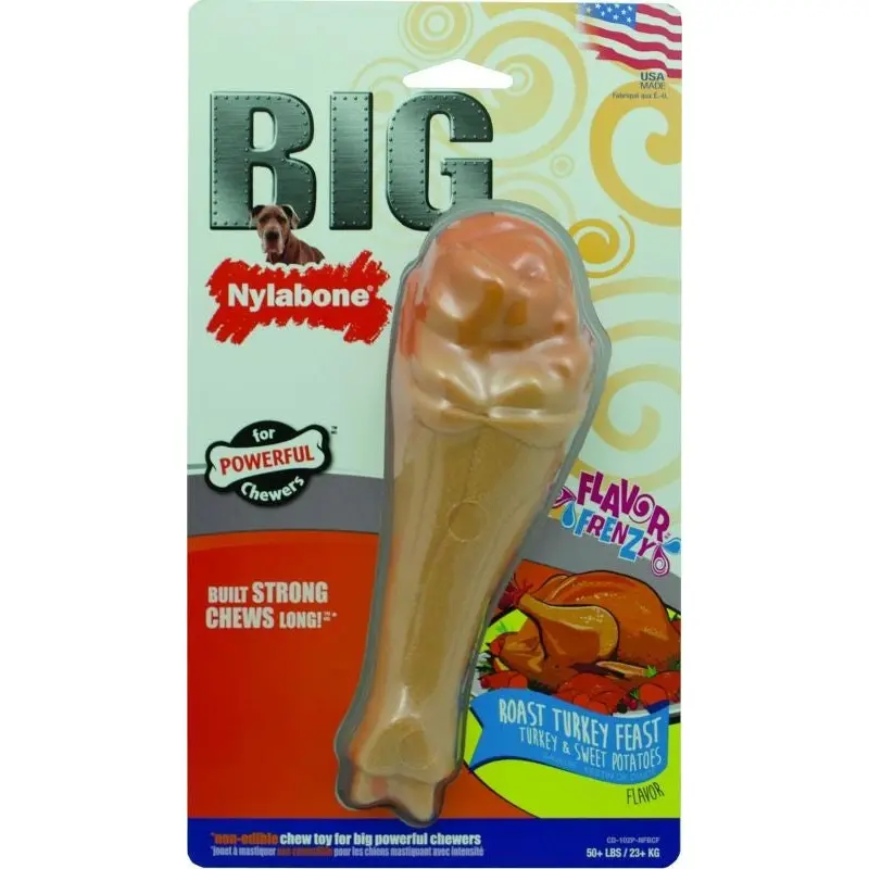 Nylabone Dura Chew Big Chew Turkey Leg for Dogs