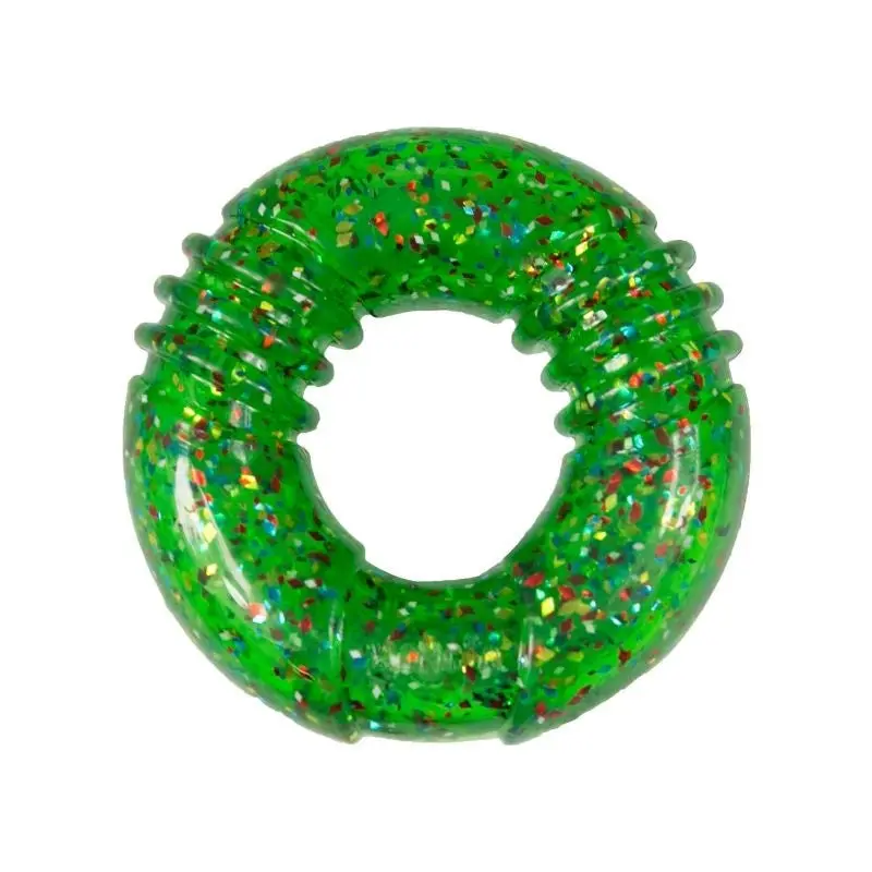 KONG Squeezz Confetti Ring Dog Toy