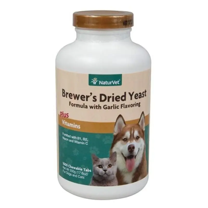 NaturVet Brewers Yeast and Garlic Pet Tabs