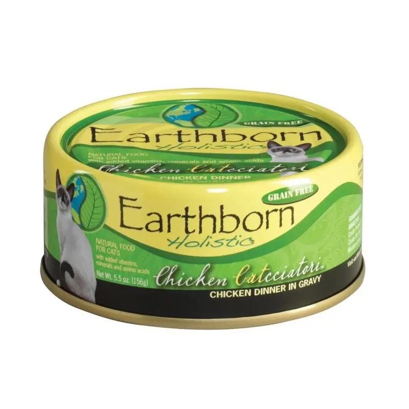 Earthborn Grain Free Catcciatori Can Cat Food 24pk